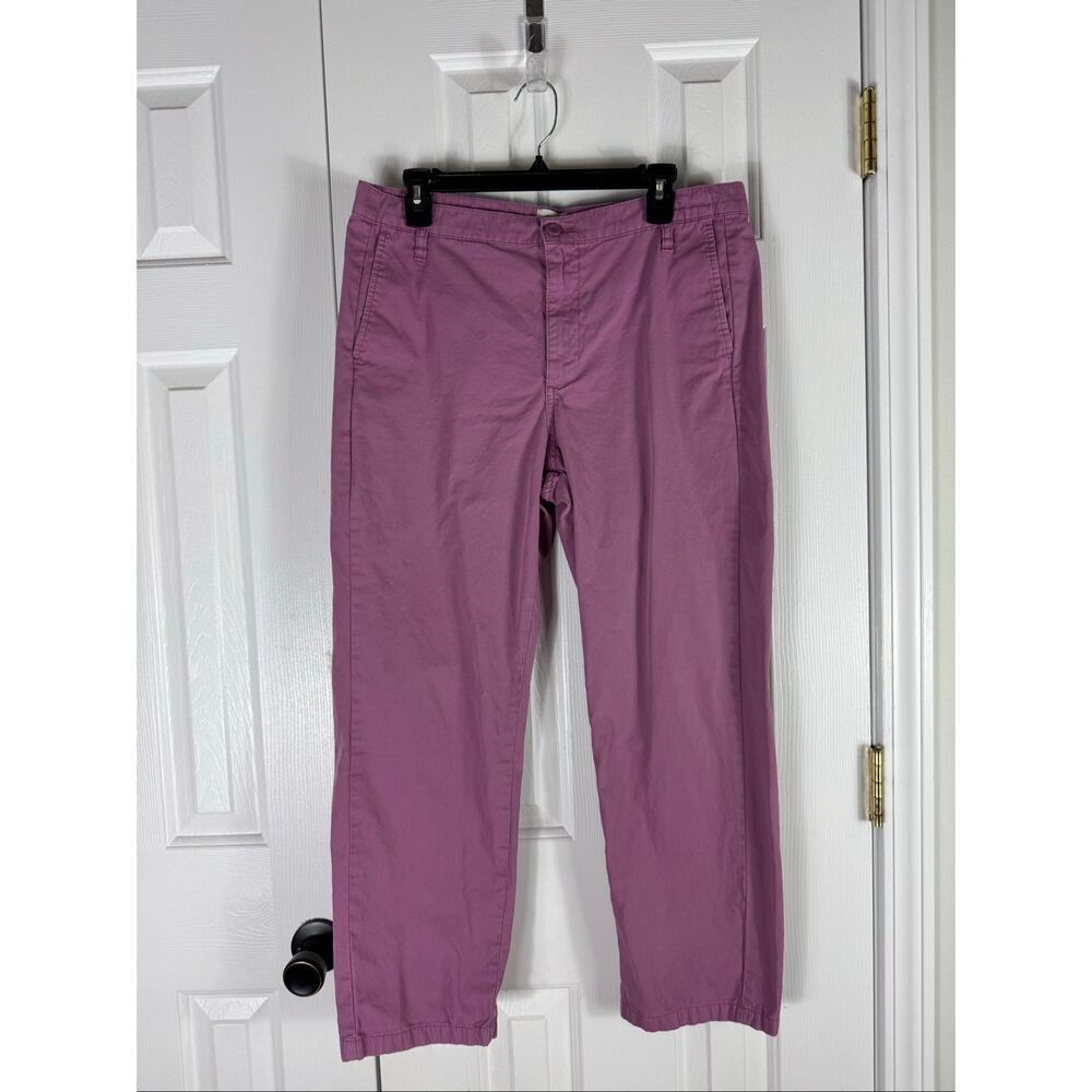 J crew Womens Purple Slouchy Boyfriend Chino Pants Size 30
